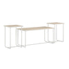 QE Dante Coffee and End Table Set Natural - Natural - N/A