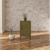 QE Bradford Metal Locker End Table Olive GRN - Olive Green - N/A
