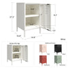 QE Bradford Metal Locker End Table Olive GRN - Olive Green - N/A