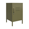 QE Bradford Metal Locker End Table Olive GRN - Olive Green - N/A