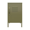 QE Bradford Metal Locker End Table Olive GRN - Olive Green - N/A