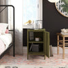 QE Bradford Metal Locker End Table Olive GRN - Olive Green - N/A