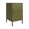 QE Bradford Metal Locker End Table Olive GRN - Olive Green - N/A