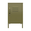 QE Bradford Metal Locker End Table Olive GRN - Olive Green - N/A