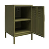 QE Bradford Metal Locker End Table Olive GRN - Olive Green - N/A