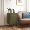 QE Bradford Metal Locker End Table Olive GRN - Olive Green - N/A