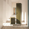 QE Bradford Metal Locker End Table Olive GRN - Olive Green - N/A