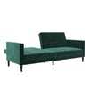QE Liam Futon Green Velvet - N/A - N/A