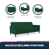 QE Liam Futon Green Velvet - N/A - N/A