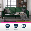 QE Liam Futon Green Velvet - N/A - N/A