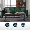 QE Liam Futon Green Velvet - N/A - N/A
