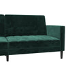 QE Liam Futon Green Velvet - N/A - N/A