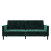 QE Liam Futon Green Velvet - N/A - N/A