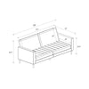 QE Liam Futon Green Velvet - N/A - N/A