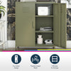 QE Bradford 2 Door Metal Storage Cabinet Navy  - Navy - N/A