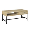 QE Tamlin Coffee Table Linseed Oak - Natural - N/A