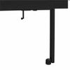 QE Wainwright Bar Cabinet Black Oak - Black Oak - N/A