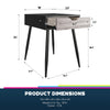 QE Copley End Table Black Oak - Black Oak - N/A
