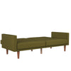 QE Wimberly Futon Green Linen - Olive Green