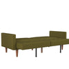 QE Wimberly Futon Green Linen - Olive Green