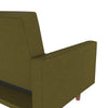 QE Wimberly Futon Green Linen - Olive Green