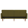 QE Wimberly Futon Green Linen - Olive Green