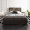 Emily Upholstered Bed (King UK) Grey Linen - Grey Linen