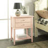 FRANKLIN ACCENT TABLE WITH 2 DRAWERS PINK - Pink - N/A