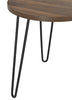 OWEN RETRO ROUND END TABLE WALNUT - Florence Walnut - N/A