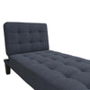 QE Adalynn Chaise Lounger Blue Linen - Blue - N/A