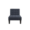 QE Adalynn Chaise Lounger Blue Linen - Blue - N/A