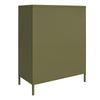 Bradford 2 Door Metal Locker Cabinet, Olive Green - Olive Green - N/A