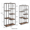 QE Quincy 5 Shelf Bookcase Weathered Oak - Weathered Oak - N/A