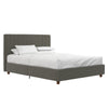 Queer Eye Charis Upholstered Bed, Light Gray Linen, Full size  - Light Gray - N/A