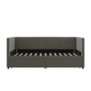 QE Charis Daybed W/Storage L/Grey Linen - Light Gray - N/A