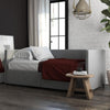 QE Charis Daybed W/Storage L/Grey Linen - Light Gray - N/A