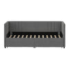 QE Charis Daybed W/Storage L/Grey Linen - Light Gray - N/A
