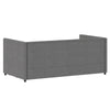 QE Charis Daybed W/Storage L/Grey Linen - Light Gray - N/A