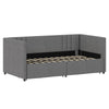 QE Charis Daybed W/Storage L/Grey Linen - Light Gray - N/A