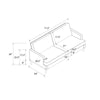 Queer Eye Asher Sofa & Couch, Light Gray Linen - Light Gray - N/A