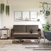 Queer Eye Asher Sofa & Couch, Light Gray Linen - Light Gray - N/A