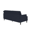 QE Asher Sofa Blue Linen - Blue - N/A