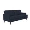 QE Asher Sofa Blue Linen - Blue - N/A