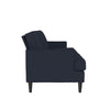 QE Asher Sofa Blue Linen - Blue - N/A
