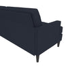 QE Asher Sofa Blue Linen - Blue - N/A