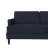 QE Asher Sofa Blue Linen - Blue - N/A