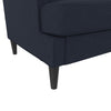 QE Asher Sofa Blue Linen - Blue - N/A