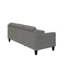 QE Brighton Sectional Sofa Grey Linen - Gray - N/A