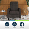 QE Wimberly Recliner Grey Linen - Grey Linen - N/A