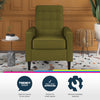 QE Wimberly Recliner Olive Green Linen - Olive Green - N/A